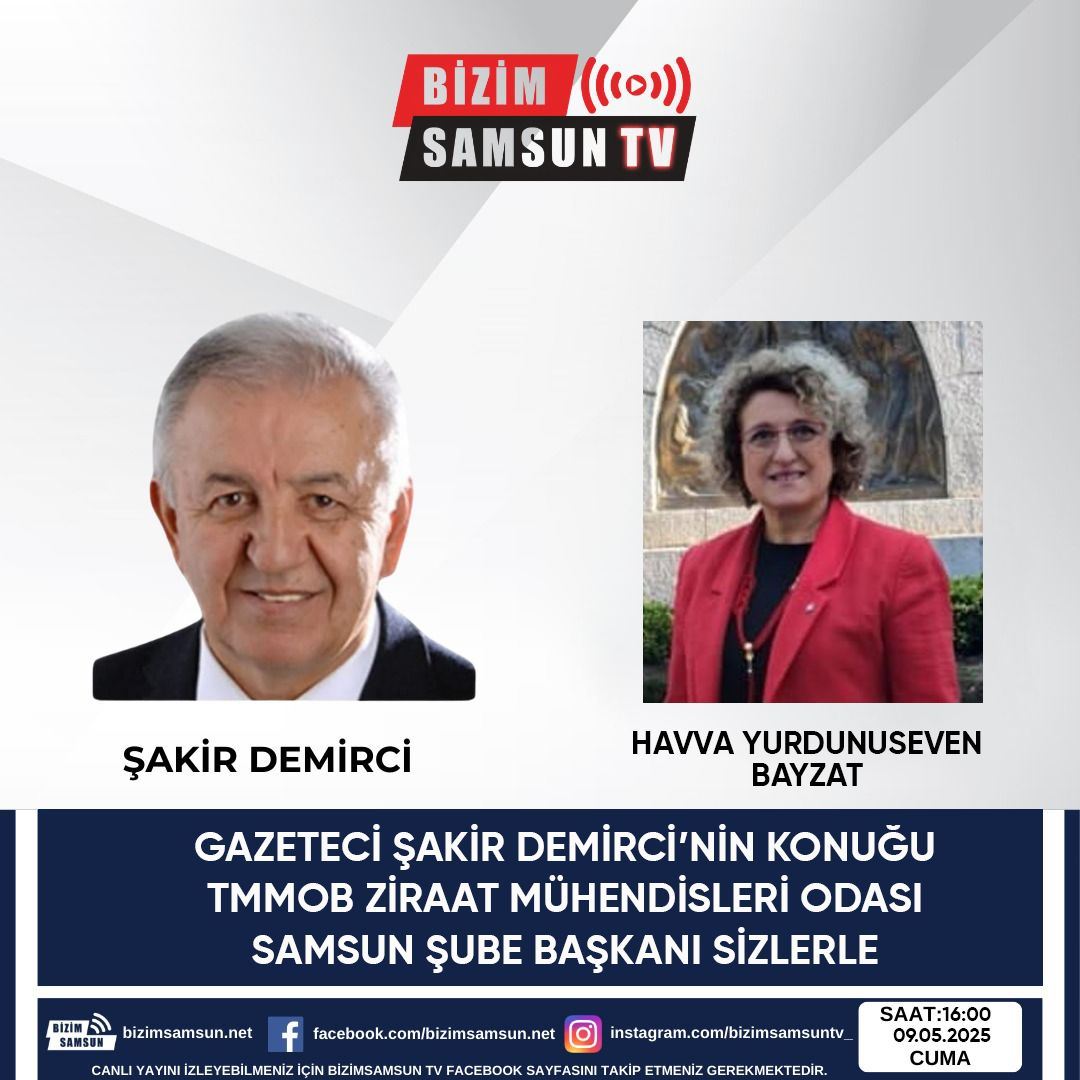 BİZİMSAMSUNTV CANLI YAYIN PROGRAMINA KATILDIK