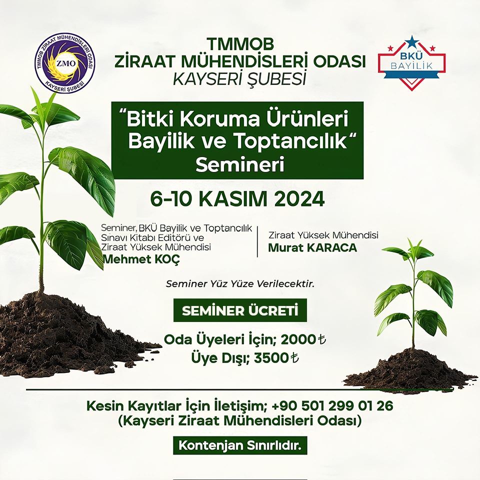 BİTKİ KORUMA ÜRÜNLERİ HAKKINDA SEMİNER