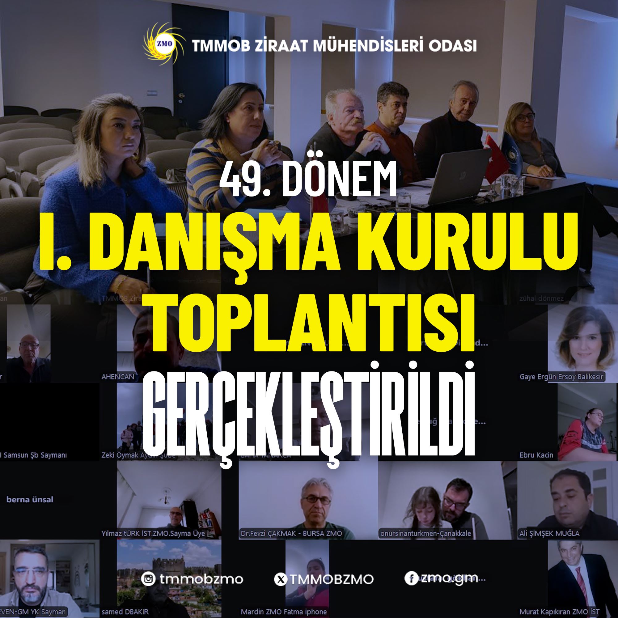 49. DÖNEM I. DANIŞMA KURULU TOPLANTIMIZI GERÇEKLEŞTİRDİK