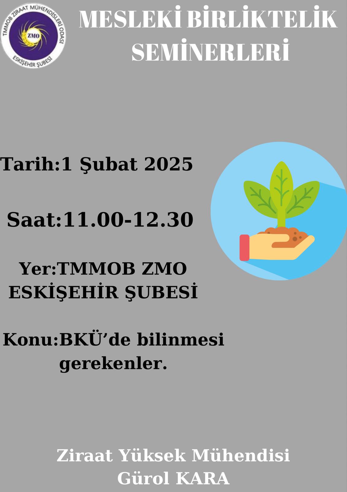 MESLEKİ BİRLİKTELİK SEMİNERLERİ-01.02.2025