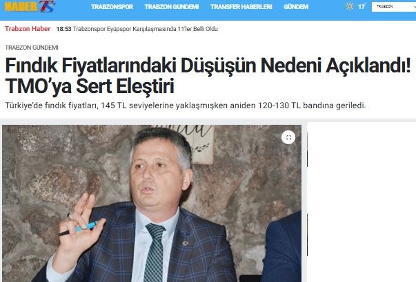 HABERTS: FINDIK FİYATLARINDAKİ DÜŞÜŞÜN NEDENİ AÇIKLANDI! TMO’YA SERT ELEŞTİRİ-10 ŞUBAT 2025