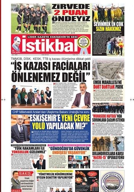 İSTİKBAL GAZETESİ: İŞ KAZASI FACİALARI ÖNLENEMEZ DEĞİL- 4 MART 2025