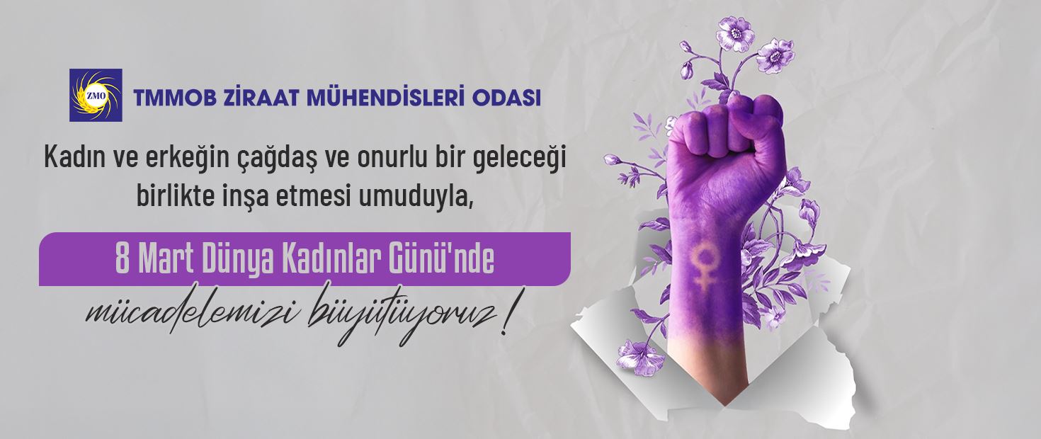 8 MART DÜNYA KADINLAR GÜNÜ'NDE MÜCADELEMİZİ BÜYÜTÜYORUZ!