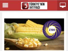 KANAL 5: ZMO: STOKLAR YETERLİ DEĞİL, YERLİ MISIR ÜRETİMİ ARTIRILMALI- 5 NİSAN 2020