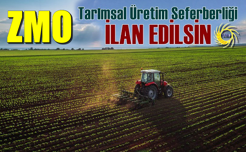 EKOLOJİ BİRLİĞİ: ZİRAAT MÜHENDİSLERİ ODASI'NDAN TARIMSAL ÜRETİM SEFERBERLİĞİ ÇAĞRISI- 6 NİSAN 2020