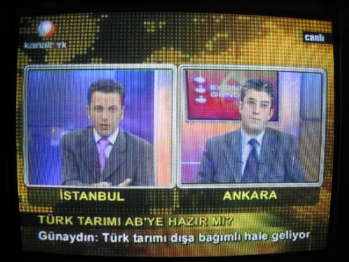 KANAL TÜRK TV CANLI YAYINI - 08.09.2005 - "TARIMSAL DESTEKLER"