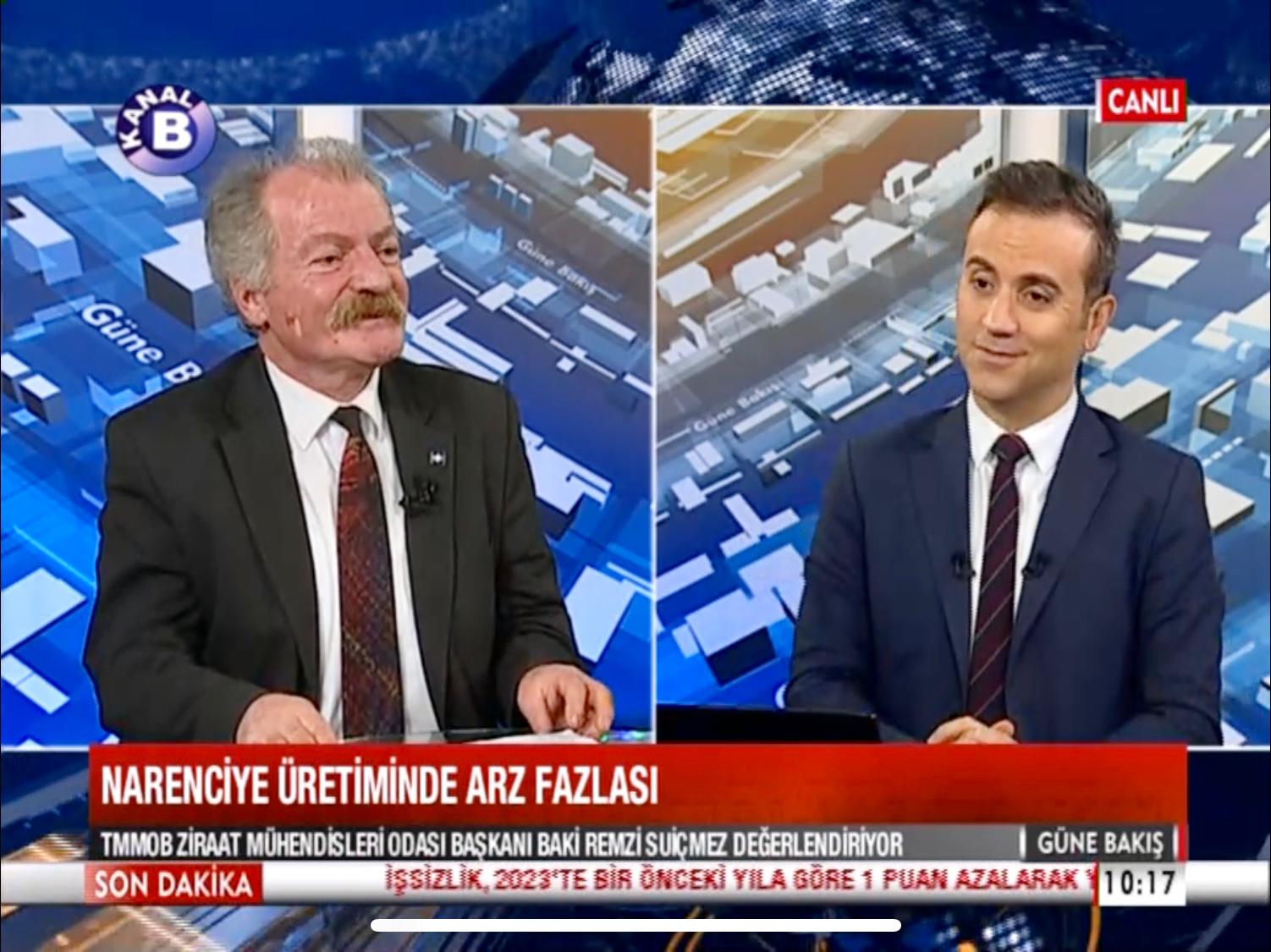 KANAL B- "GÜNE BAKIŞ" PROGRAMI