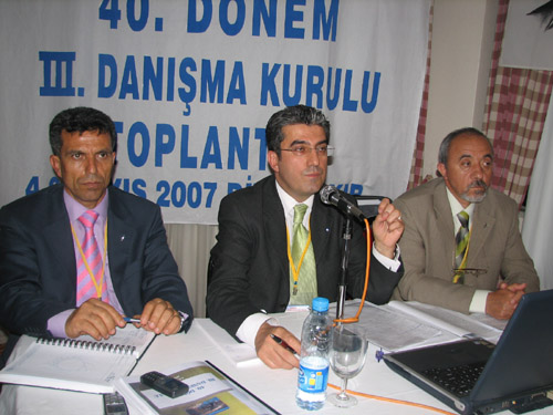 40. DÖNEM III. DANIŞMA KURULU TOPLANTISI - 4-6 MAYIS 2007 - DİYARBAKIR