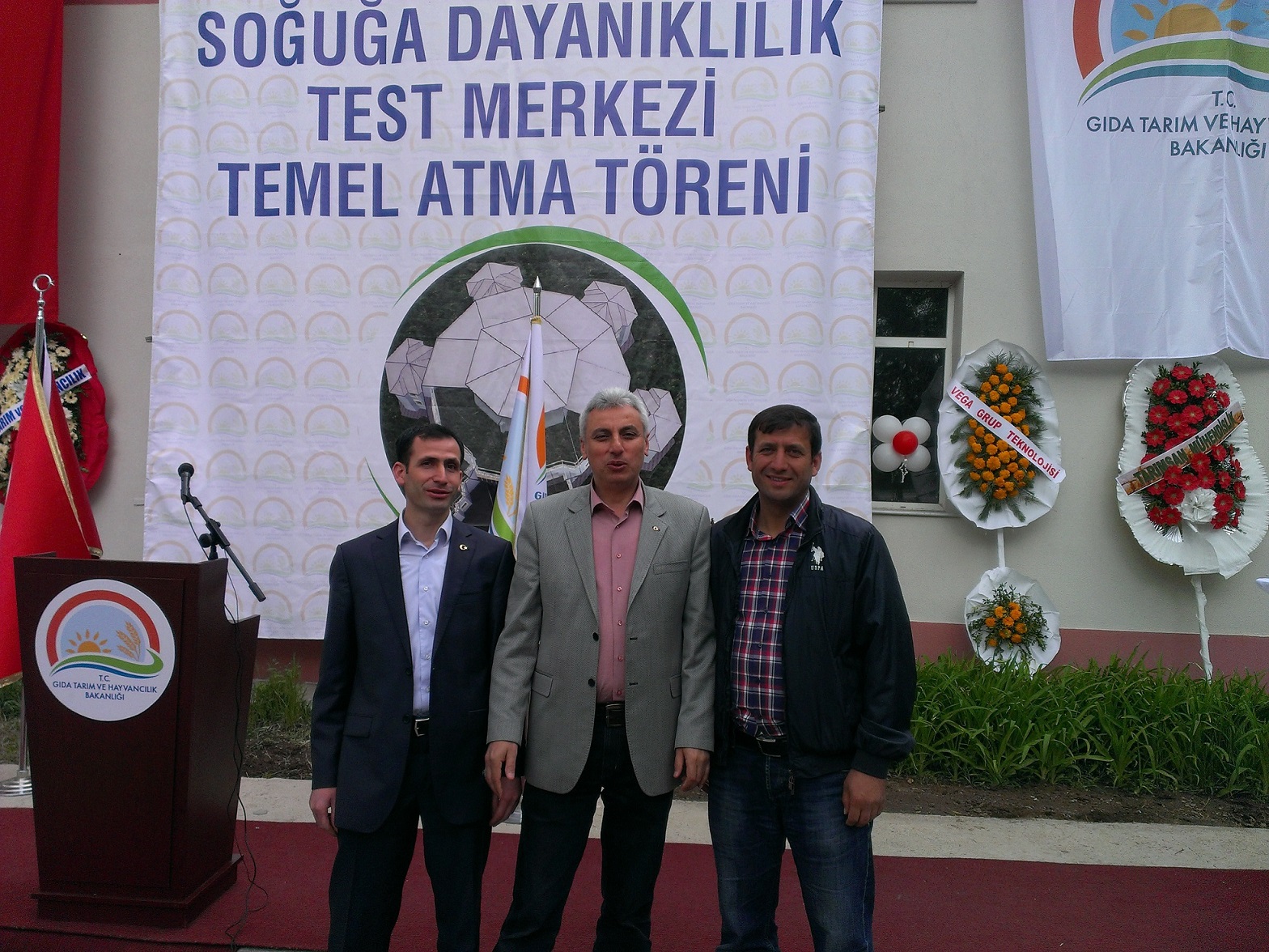 "SOĞUĞA DAYANIKLILIK TEST MERKEZİ" TEMEL ATMA TÖRENİNE KATILDIK