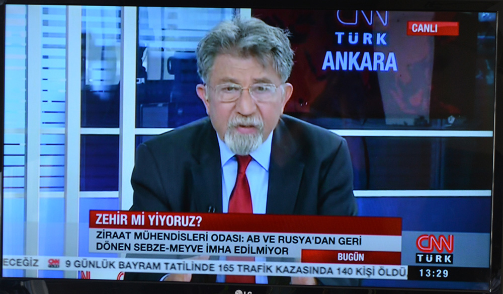 CNN TÜRK TV YAYINI - MEYVE SEBZEDE İLAÇ KALINTISI