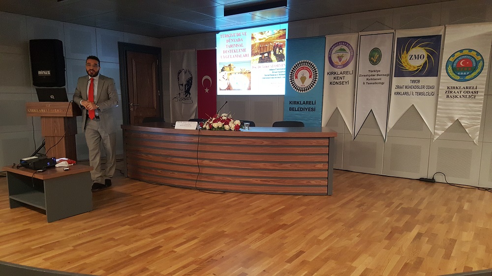 KIRKLARELİ`NDE TARIM HAFTASI ETKİNLİĞİ KONFERANSI