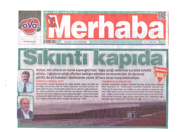 SIKINTI KAPIDA - MERHABA GAZETESİ 18.02.2016