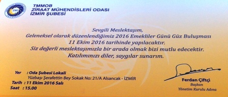 EMEKLİLER GÜNÜ GÜZ BULUŞMASI