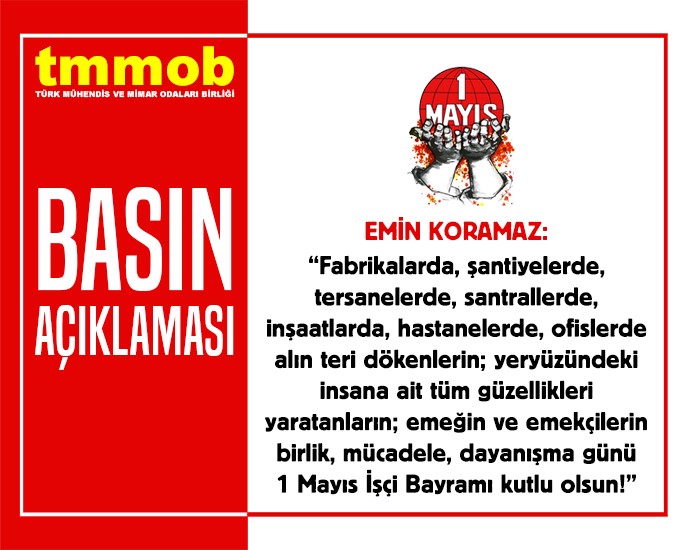 EMEĞİN BAYRAMI KUTLU OLSUN! YAŞASIN 1 MAYIS!