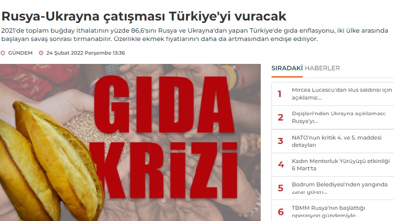 KRT TV: RUSYA-UKRAYNA ÇATIŞMASI TÜRKİYE`Yİ VURACAK- 24 ŞUBAT 2022