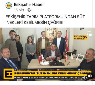 ESKİŞEHİR TARIM PLATFURMU`NDAN SÜT İNEKELRİ KESİLMESİN ÇAĞRISI