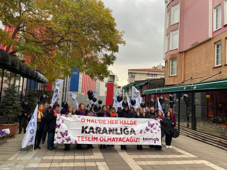 "25 KASIM KADINA YÖNELİK ŞİDDETE KARŞI ULUSLARARASI MÜCADELE GÜNÜ" BASIN AÇIKLAMASI