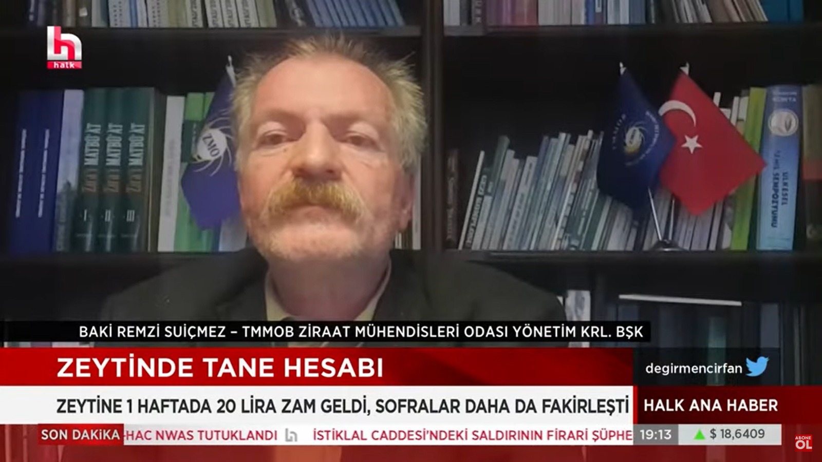 HALK TV- "İRFAN DEĞİRMENCİ İLE HALK ANA HABER" PROGRAMI