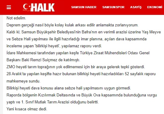 HALK GAZETESİ: NOT EDELİM...-21 ŞUBAT 2023