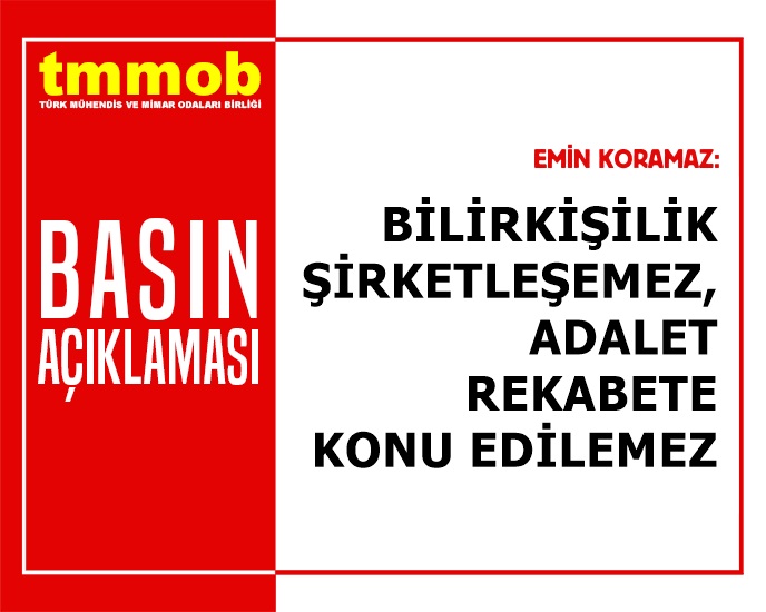 BİLİRKİŞİLİK ŞİRKETLEŞEMEZ, ADALET REKABETE KONU EDİLEMEZ