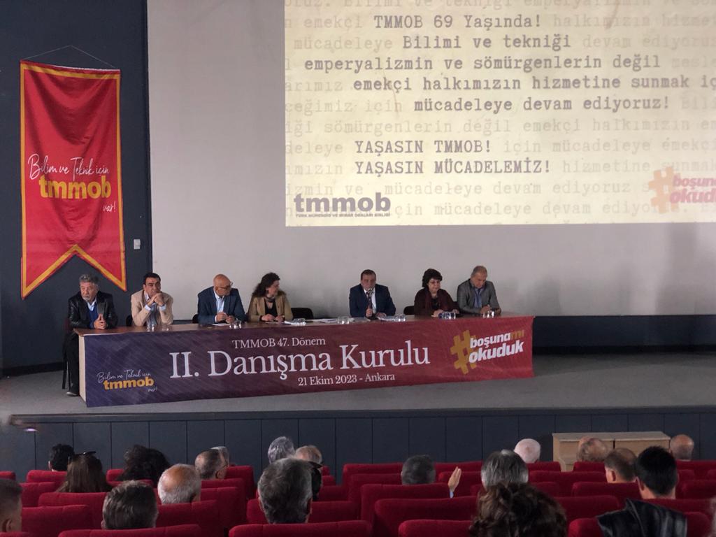 TMMOB 47. DÖNEM II. DANIŞMA KURULU TOPLANTISI GERÇEKLEŞTİRİLDİ