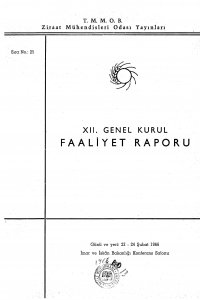 1965 YILI XII. GENEL KURUL FAALİYET RAPORU
